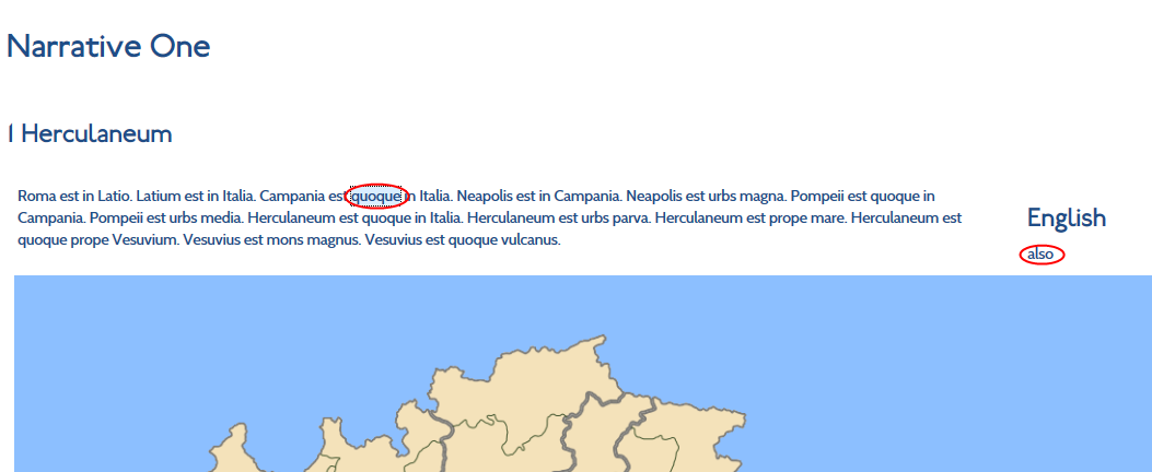 narrative hyperlink