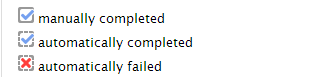 Activity completed